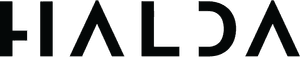 Halda black logo